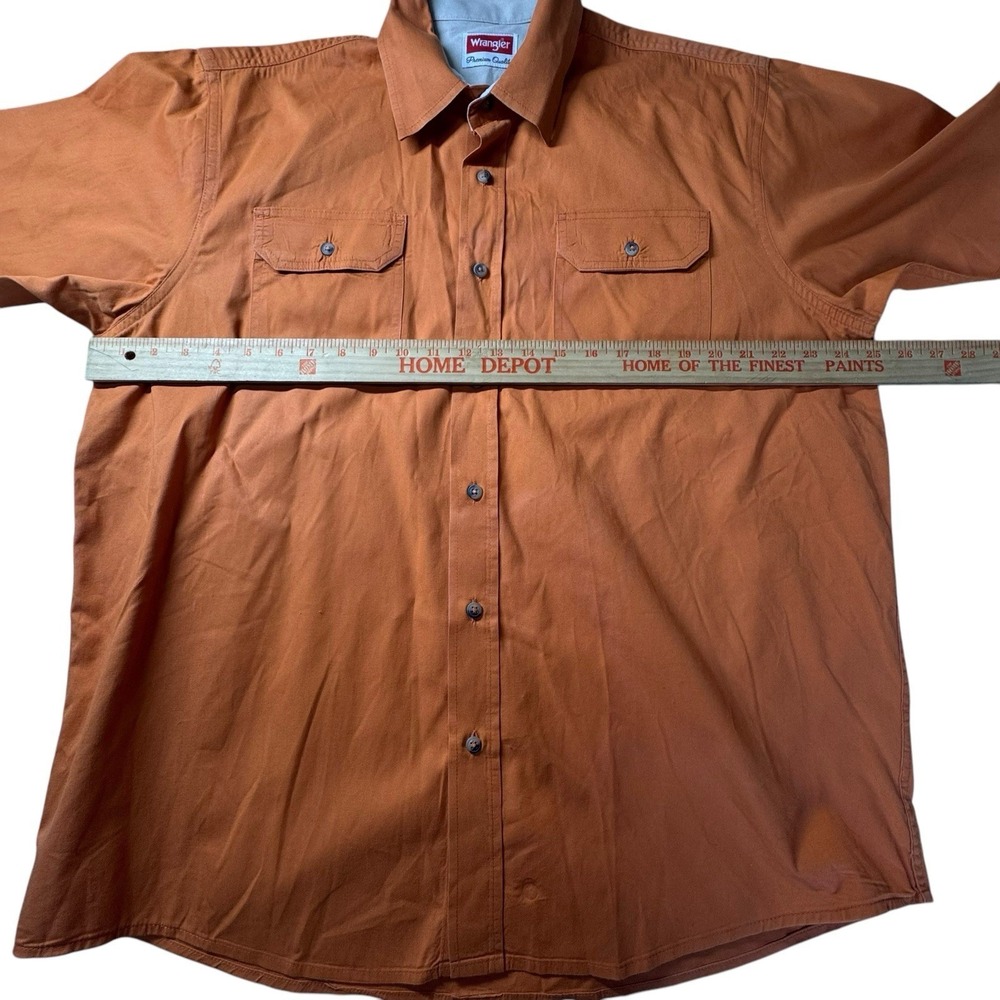 Wrangler Casual Button Down Shirt Classic Fit - Picture 2 of 7